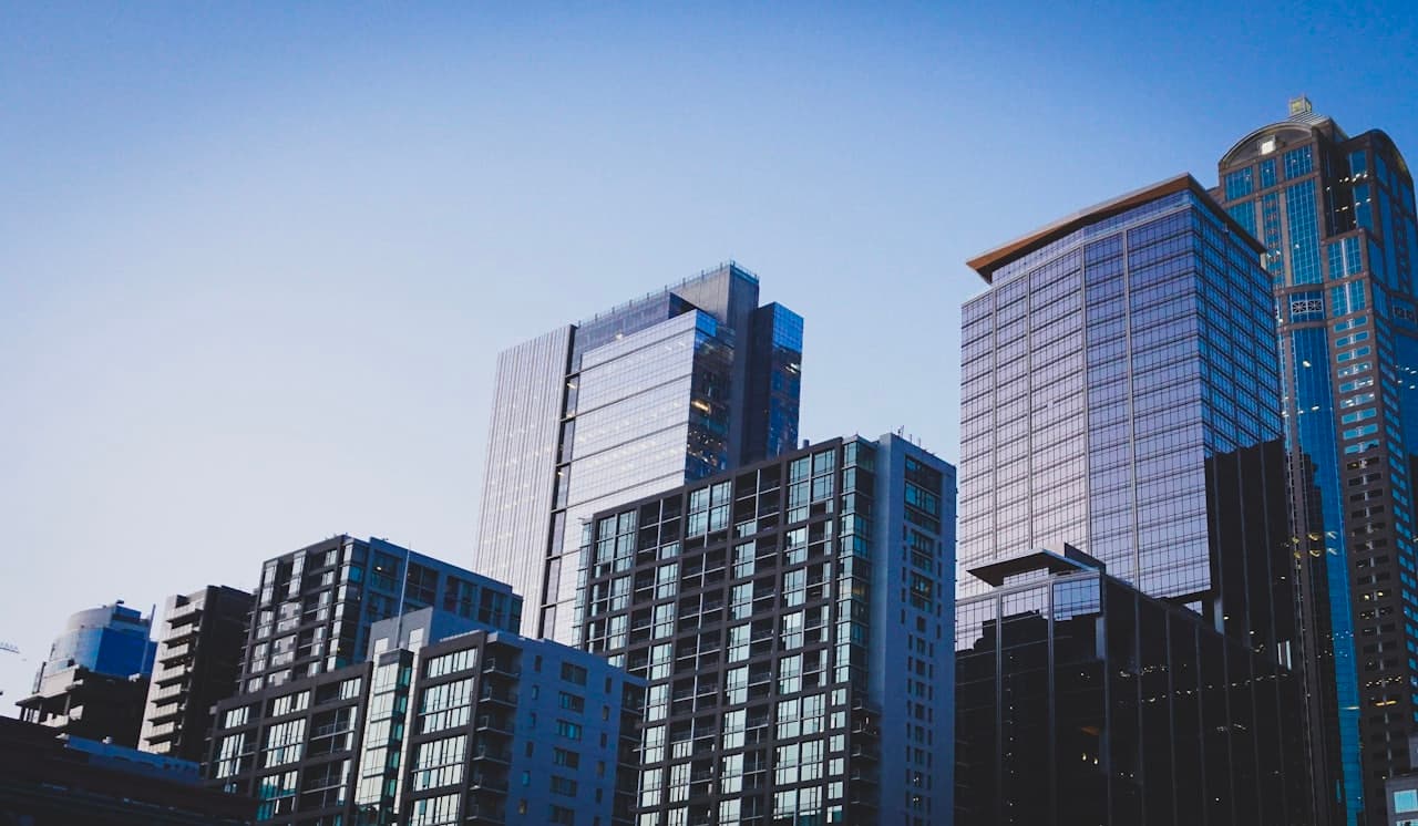 City skyline representing professional property management